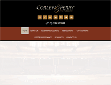 Tablet Screenshot of corlewandperry.com